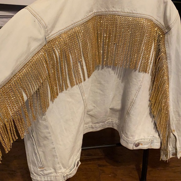 fringe denim jacket forever 21